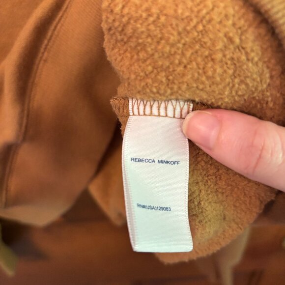 Rebecca Minkoff Janine Sweatshirt Caramel Ruffle - Picture 5 of 10